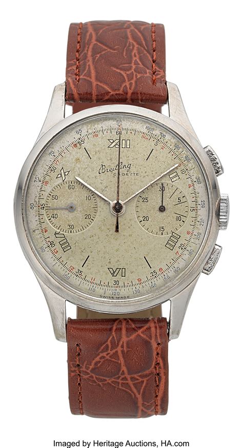 breitling cadette incabloc|Breitling Cadette Chronograph, ref. 1188, 1951.